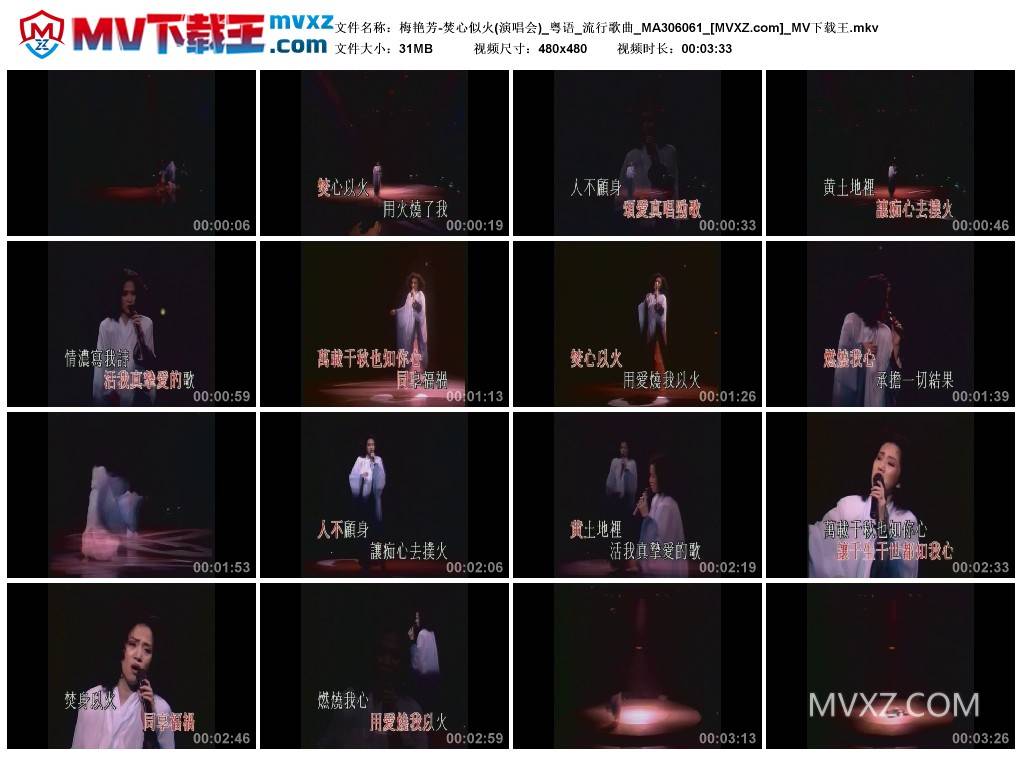 梅艳芳-焚心似火(演唱会)_粤语_流行歌曲_MA306061